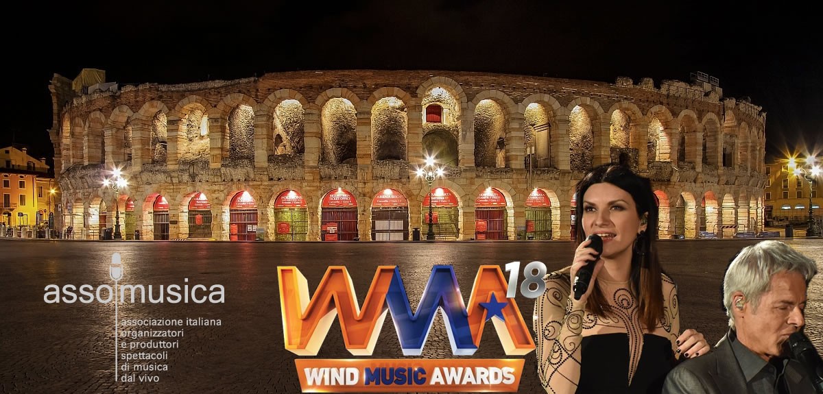 WIND MUSIC AWARDS 2018: I PREMI ASSOMUSICA A BAGLIONI E PAUSINI