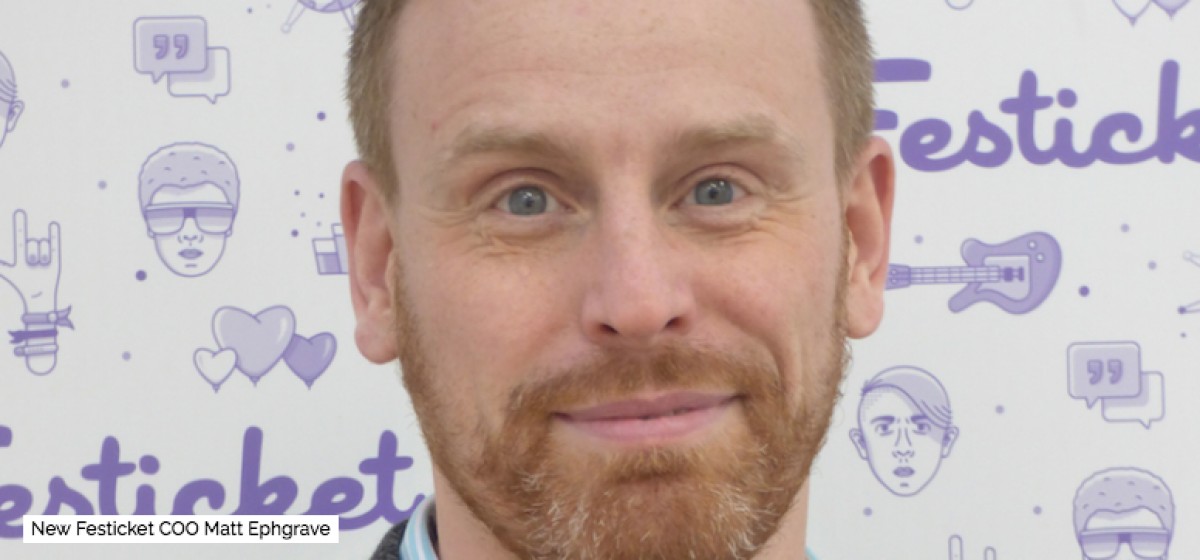 Il veterano del settore Ticketing Matt Ephgrave è stato nominato amministratore delegato di Festicket, il rivenditore britannico di pacchetti di biglietti dei festival.