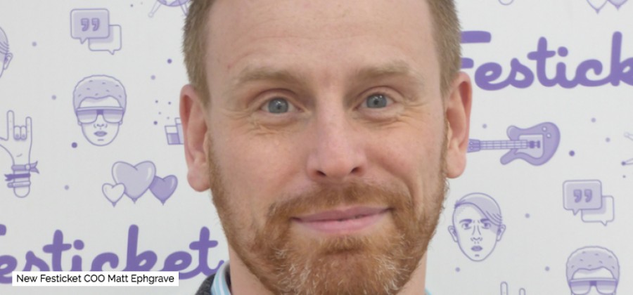 Il veterano del settore Ticketing Matt Ephgrave è stato nominato amministratore delegato di Festicket, il rivenditore britannico di pacchetti di biglietti dei festival.