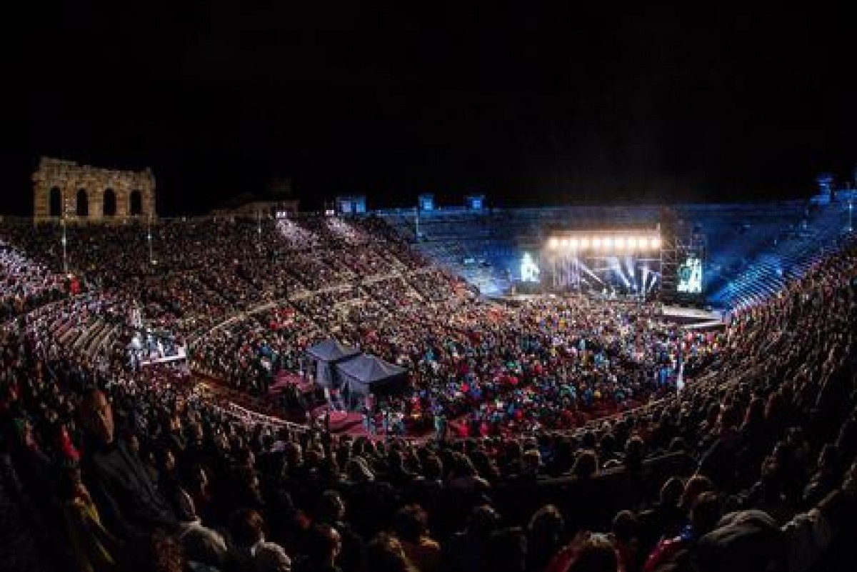 A Verona i Wind Music Awards, l&#039;Arena blindata