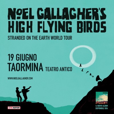 NOEL GALLAGHER il 19 giugno al Teatro Antico di Taormina
