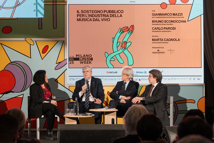 ASSOMUSICA alla Milano Music Week: Confronto con il Sottosegretario Mazzi sul sostegno pubblico per l'industria della musica dal vivo