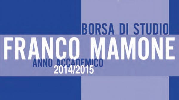 Borsa di Studio &quot;Franco Mamone&quot; AA 2014/2015