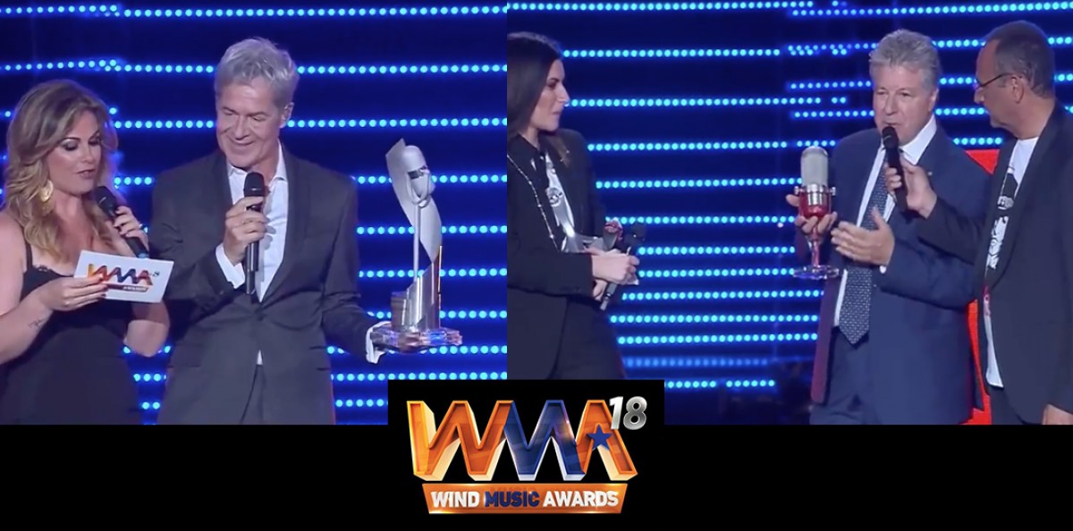WIND MUSIC AWARDS 2018: I VIDEO DEI PREMI ASSOMUSICA A BAGLIONI E PAUSINI